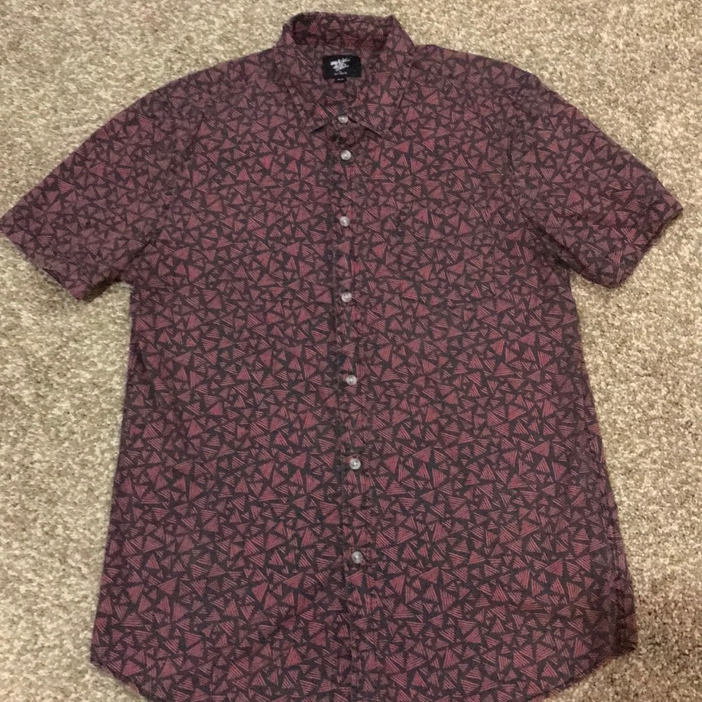 H&M Black Acid Button Up